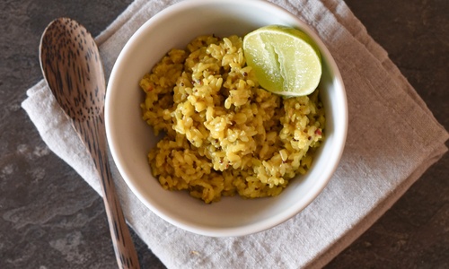 Turmeric and Coconut Brown Rice Porridge | 1 Million Women